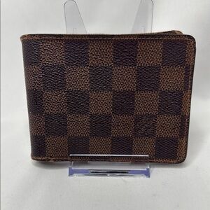 Louis Vuitton Damier Ebene Canvas Bifold Wallet | Men’s | Pre-Owned |